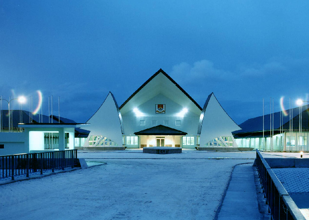 キリバス共和国：国会議事堂